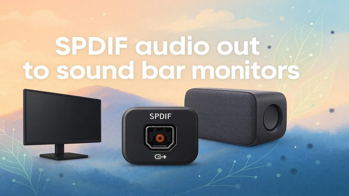 Boost Your Sound With SPDIF