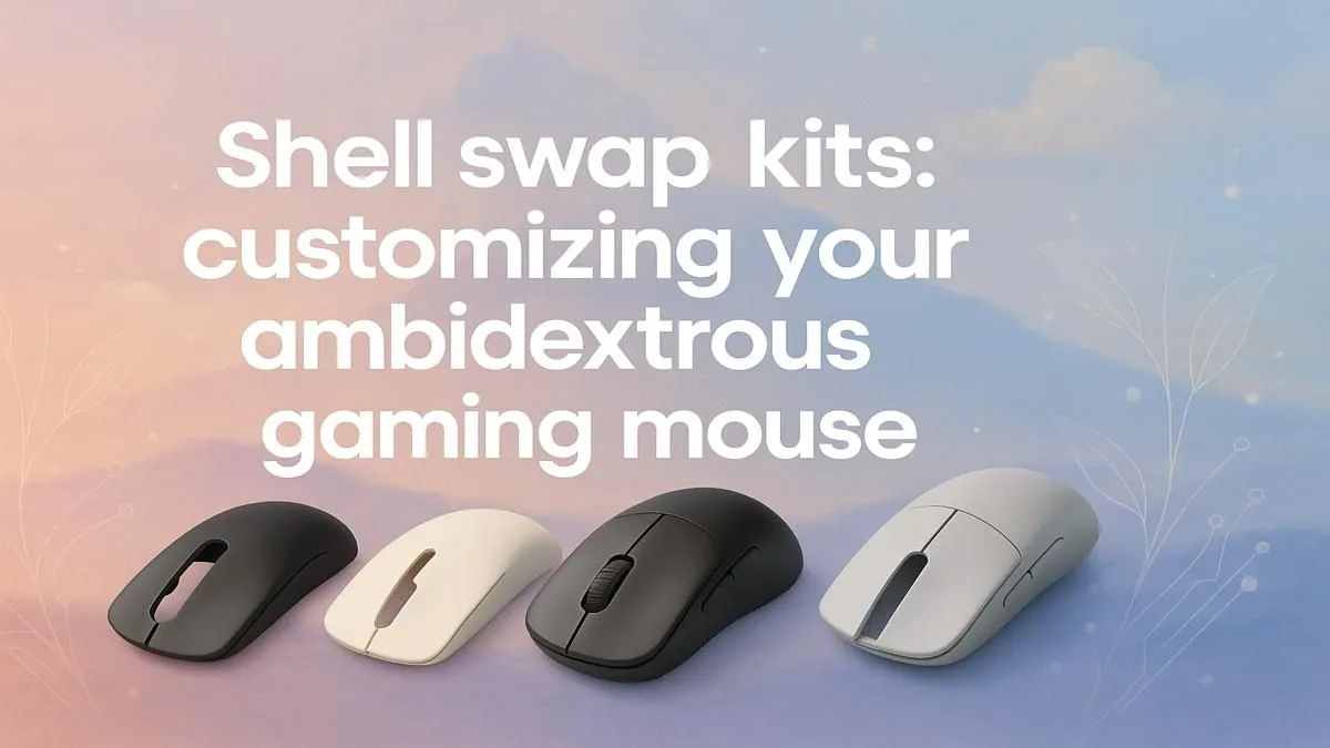 Upgrade Ambidextrous Mouse Shells