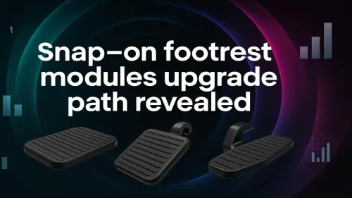Upgrade Your Workstation with Snap-on Footrest Modules