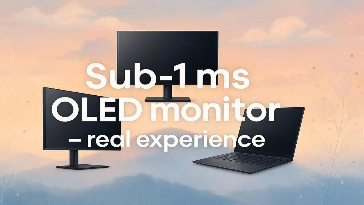 The Sub-1ms OLED Experience