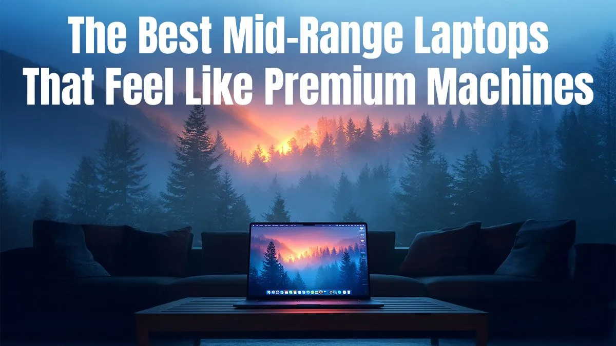 Best Mid-Range Laptops with Premium Feel | Evetech