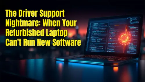 Refurbished Laptop Driver Woes Solved