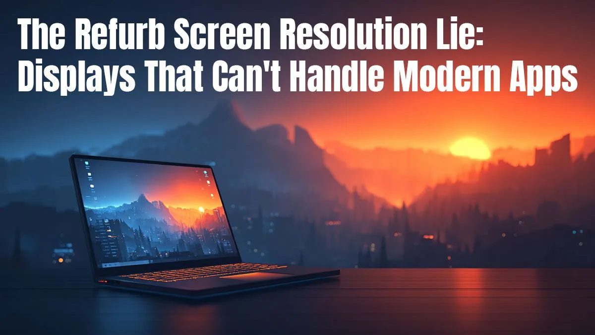 Truth About Used Screen Res