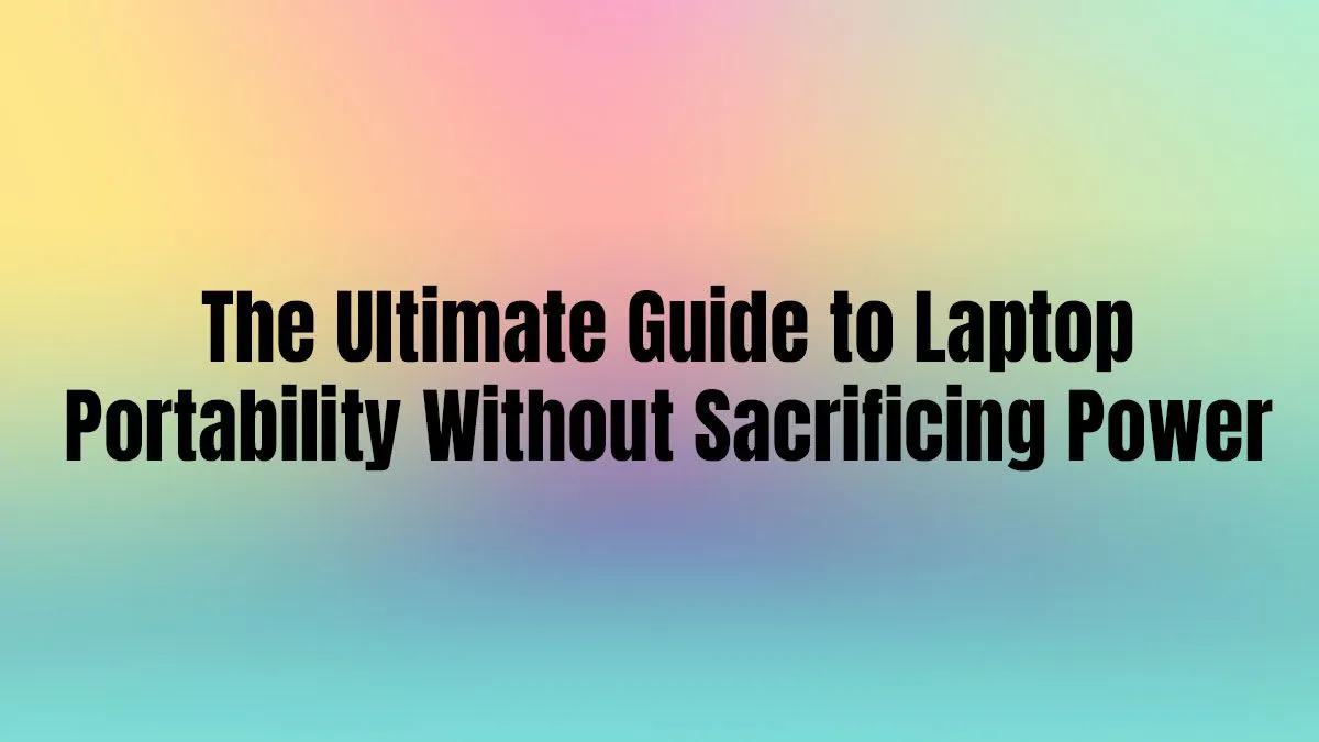 Slim Tech, Big Power