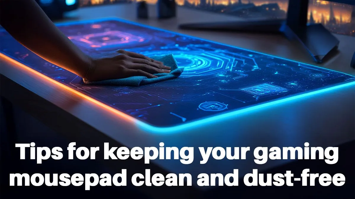 Gaming Mousepad Cleaning Tips | Dust-Free Techniques 🌟 Evetech