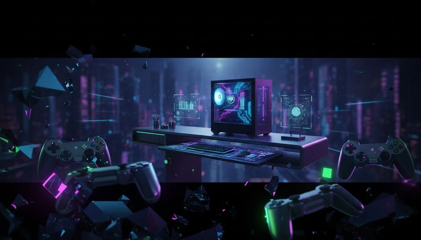 Space-Saving Gaming PC Setup - Compact Desk Ideas & Picks