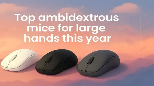 Best Ambidextrous Mice for Large Hands in 2025
