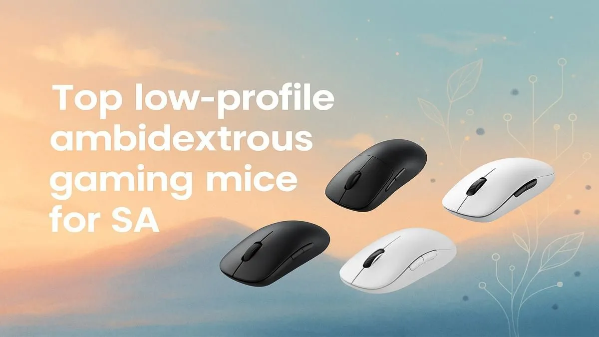 Low-Profile Ambidextrous Gaming Mice SA | Evetech 🎮