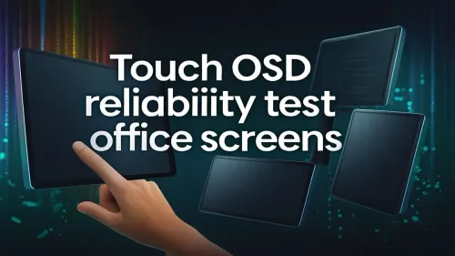 Touch Screen OSD Reliability Testing