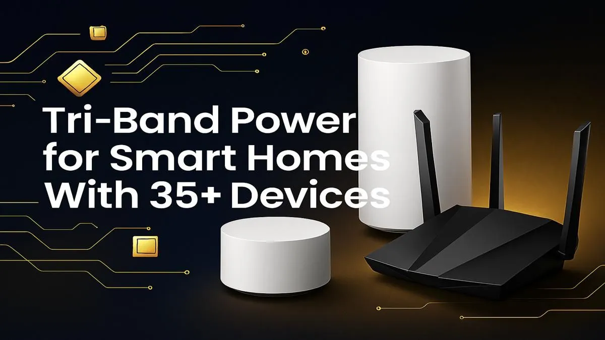 Tri-Band for 35+ Smart Devices