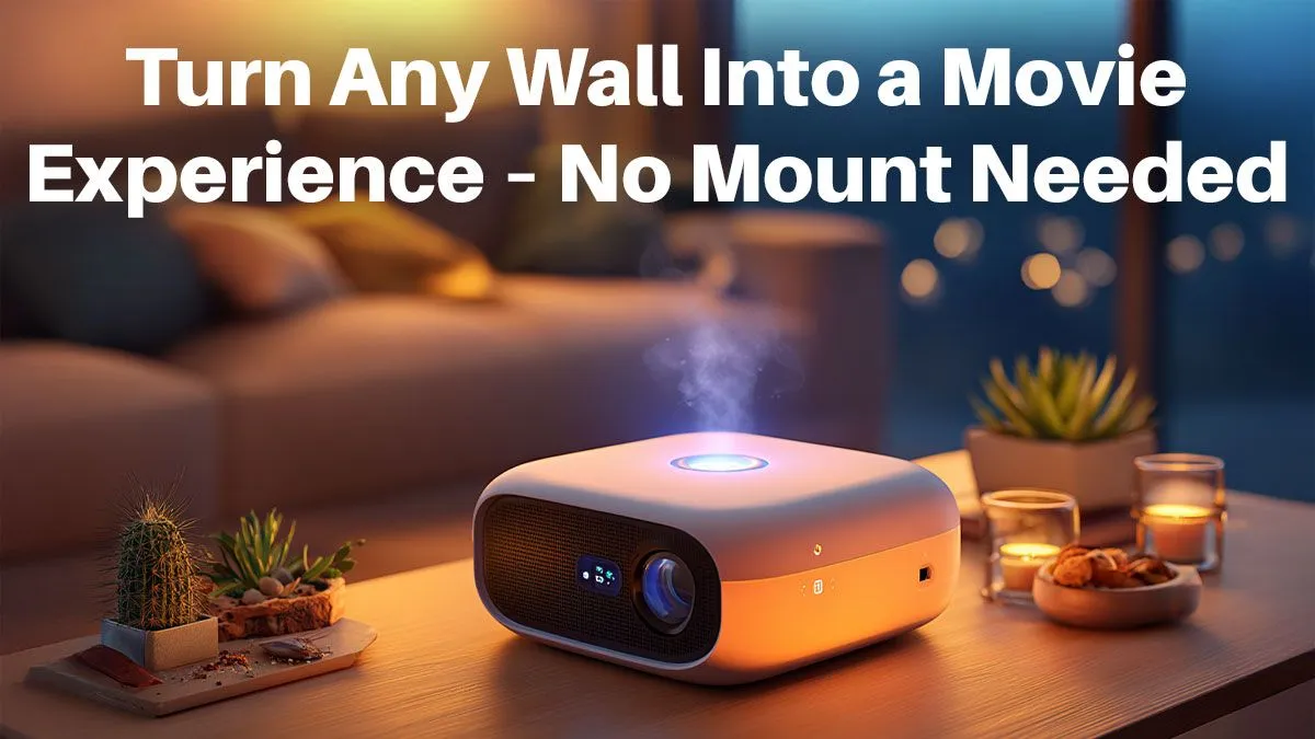 Projector Wall Setup Without Mounts