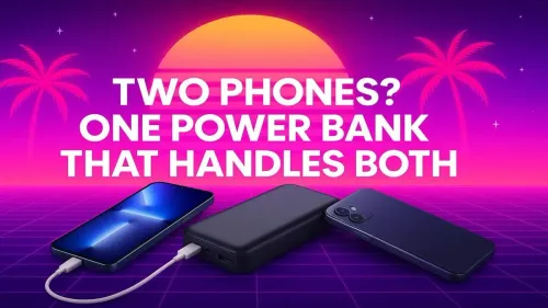 Dual-Port Power Banks | Charge 2 Devices at Once