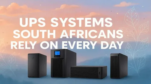 Reliable UPS Systems South Africans Trust for Power Protection