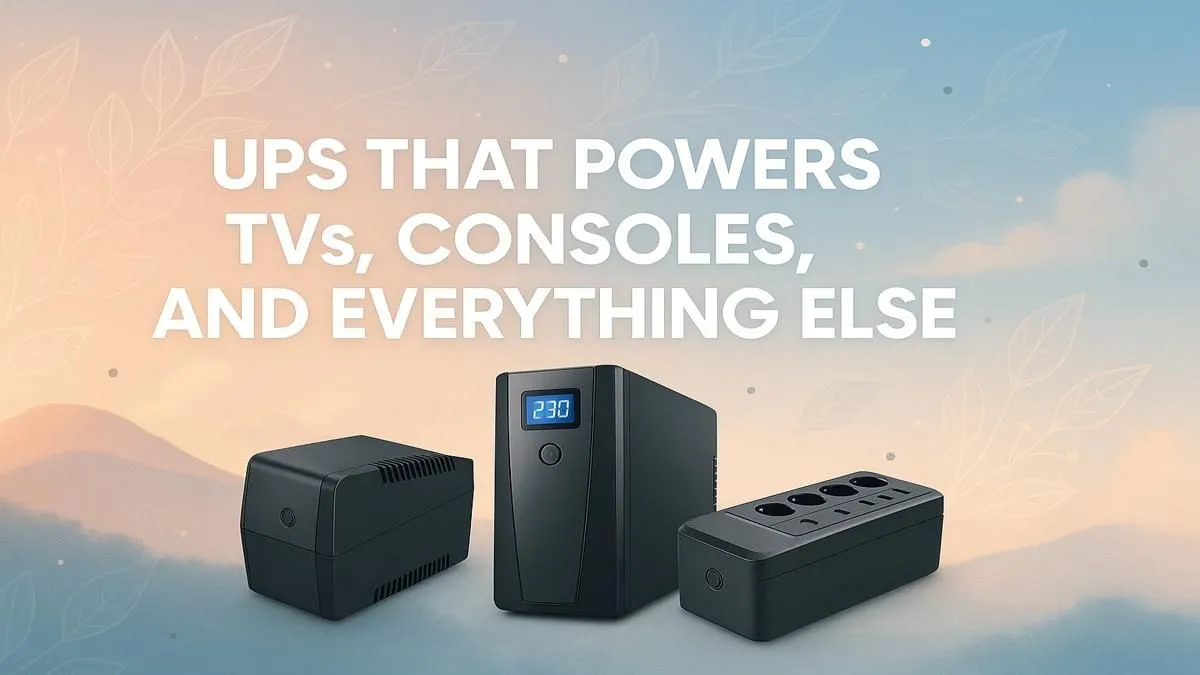 Powerful UPS for Home Entertainment