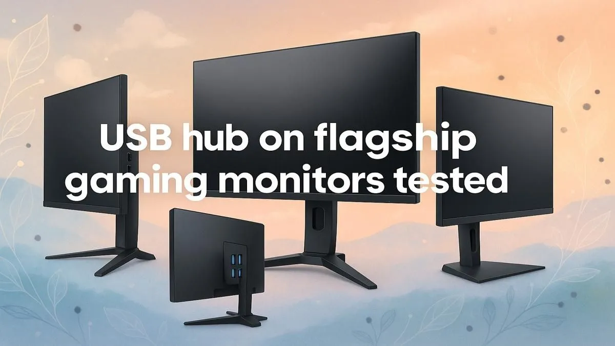 USB Hubs on Monitors: Tested.