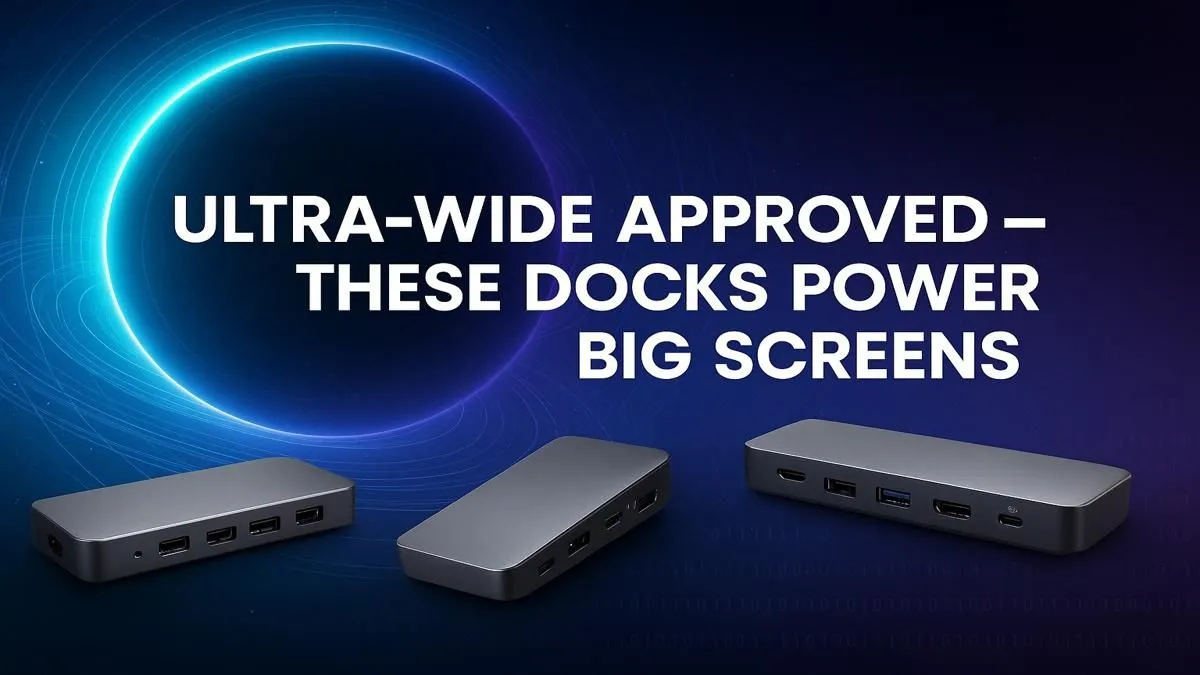 Ultra-Wide Docks for Large Monitors | Evetech