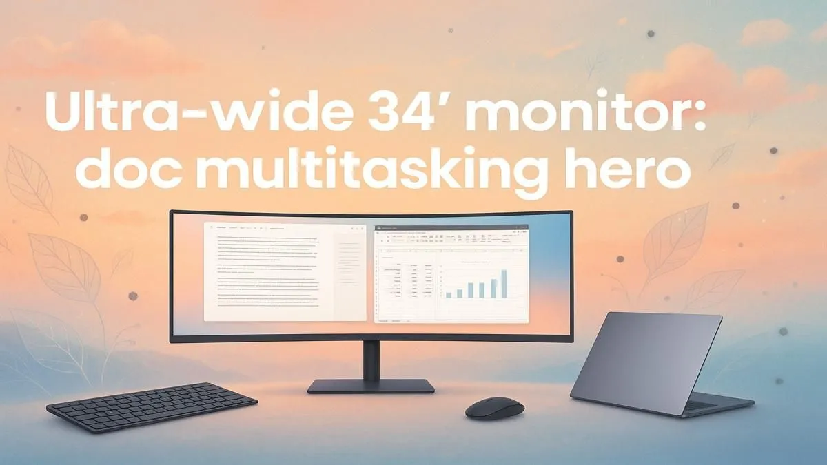 Your 34-inch Multitasking Hero