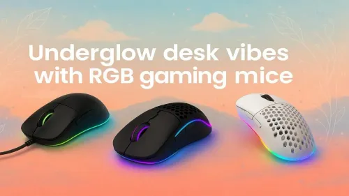 RGB Gaming Mouse Underglow Setup for Ultimate Desk Vibes