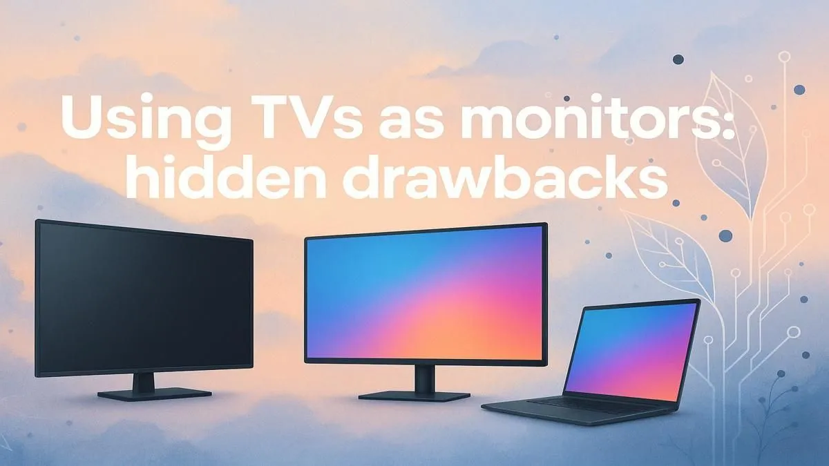 TVs as Monitors: The Downsides