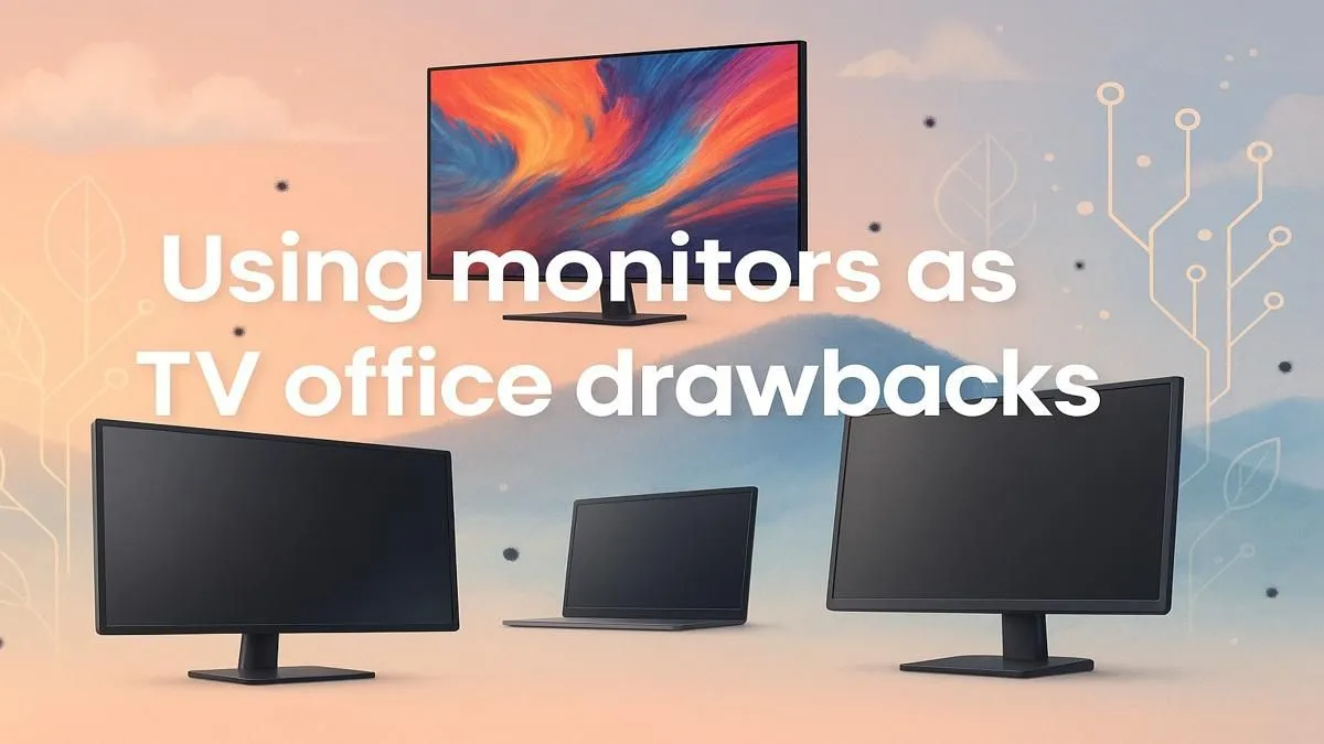 Why Monitors Beat TVs in Offices