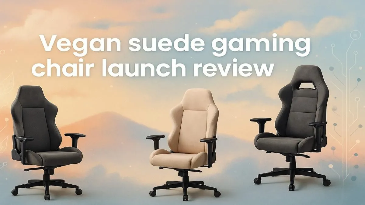 Fresh Vegan Suede Gaming Chair Review | Evetech