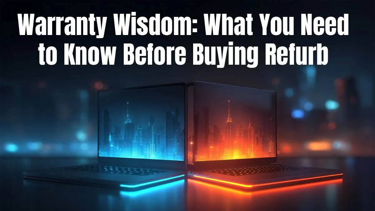 Refurbished Tech Costs Less