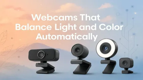 Best Webcams with Auto Light and Color Balance