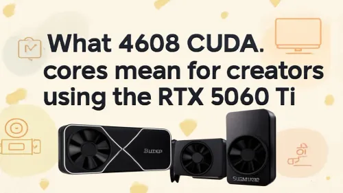 RTX 5060 Ti 4608 CUDA Cores Boost: What It Means for Creators