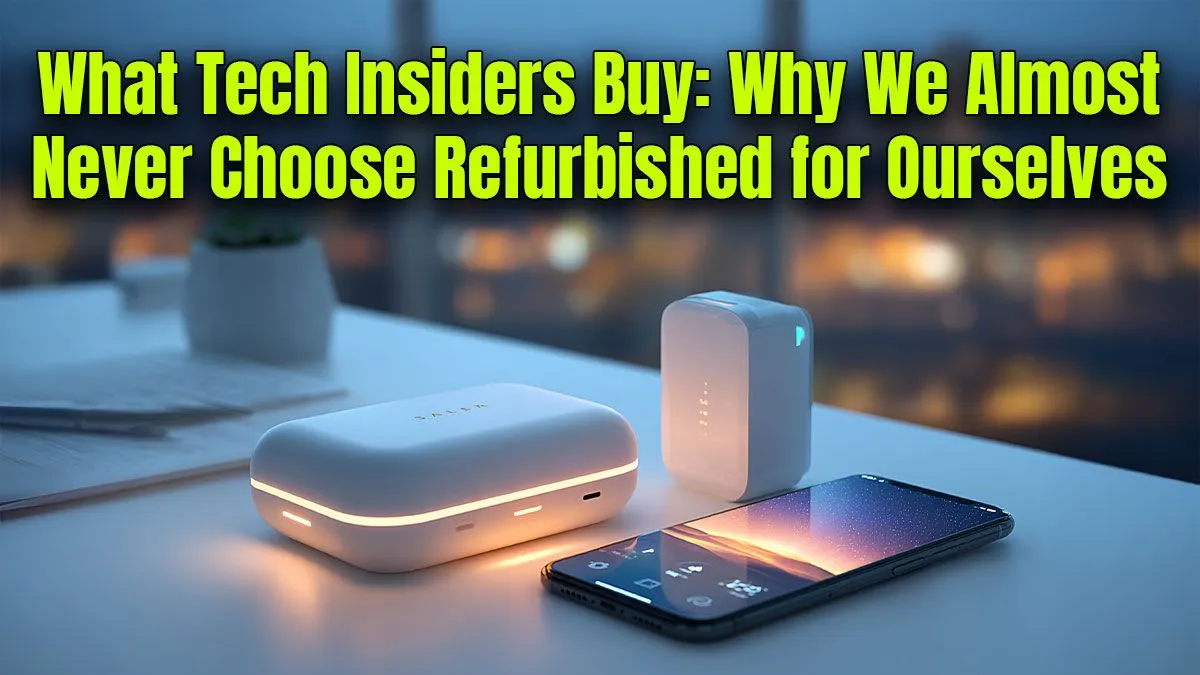 Why Tech Pros Say No to Refurbished Gadgets