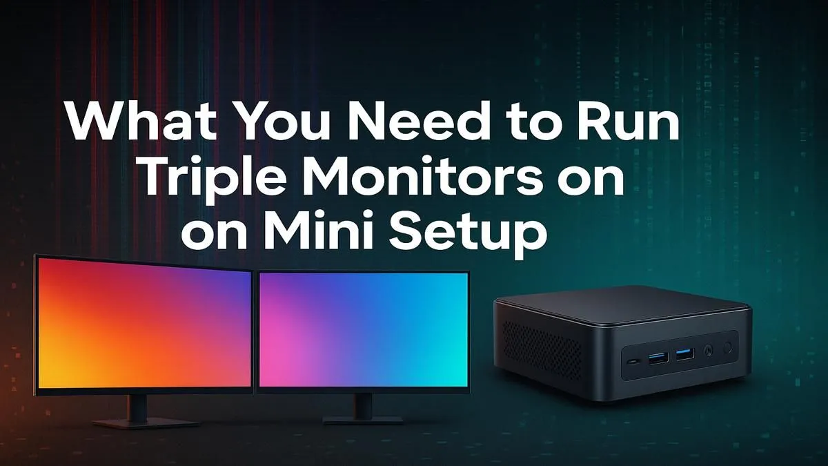 Triple Monitor Mini PC Setup | Evetech 💻