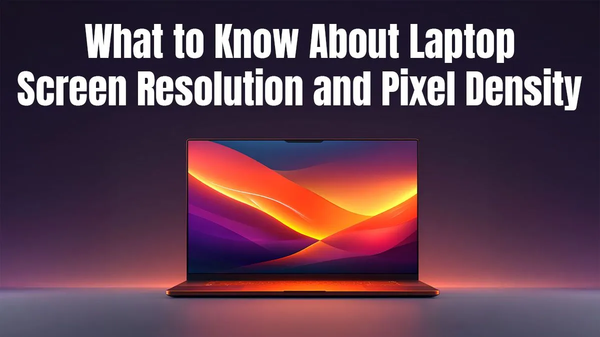 Resolution vs Pixel Density