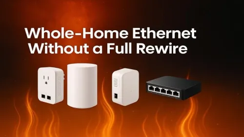 Home Ethernet Setup Without Rewiring
