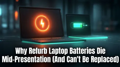 Refurbished Laptop Batteries: Why They Fail Mid-Presentation