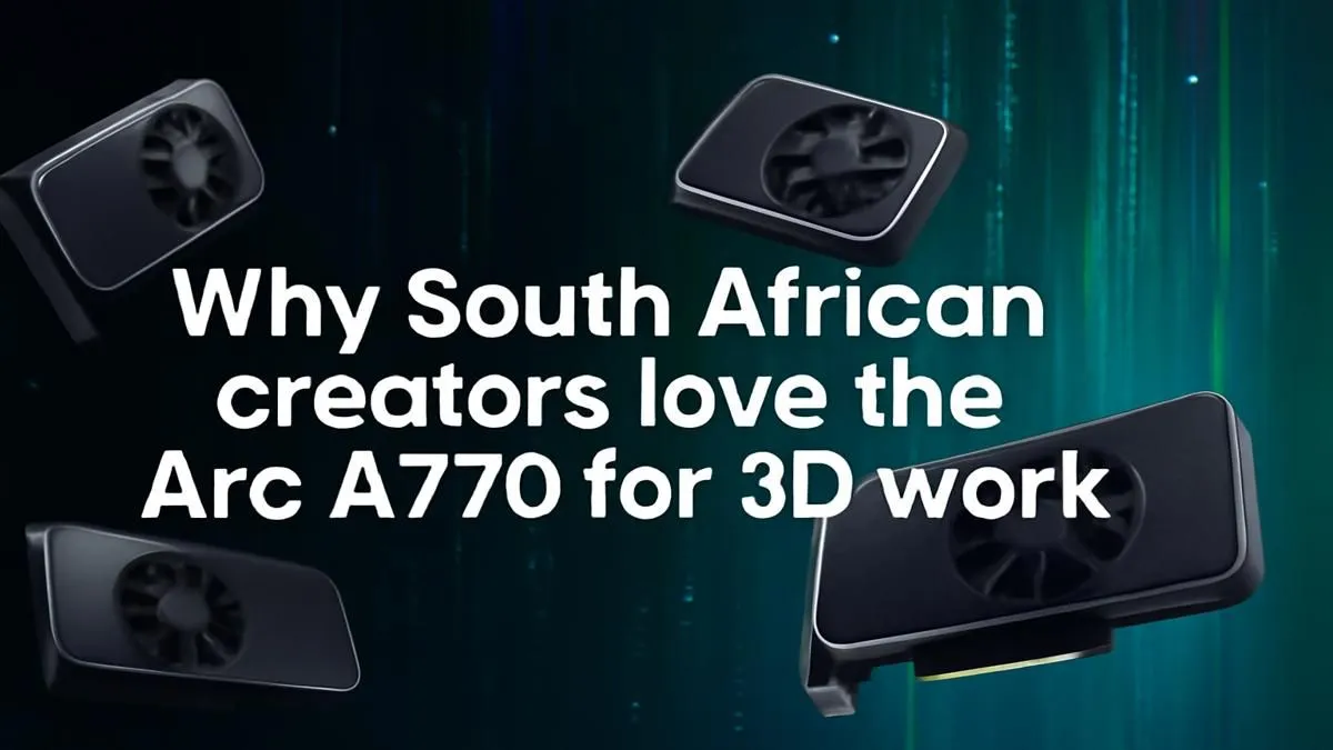 Arc A770 3D Rendering South Africa 💡 | Evetech