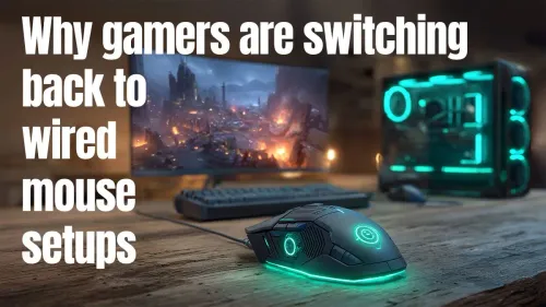 Gamers Switch Back to Wired Mouse Setups