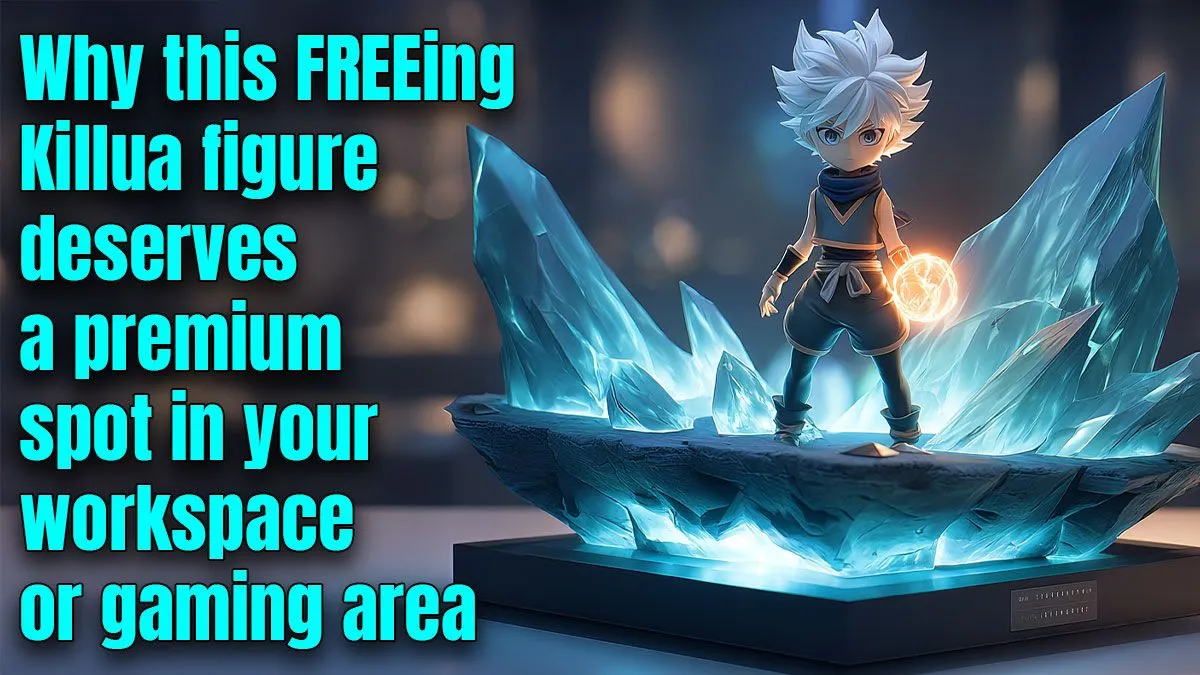 FREE Killua Figure for Gaming Setup | Workspace Boost 🎁