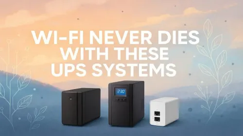 Wi-Fi Never Dies With These Reliable UPS Systems