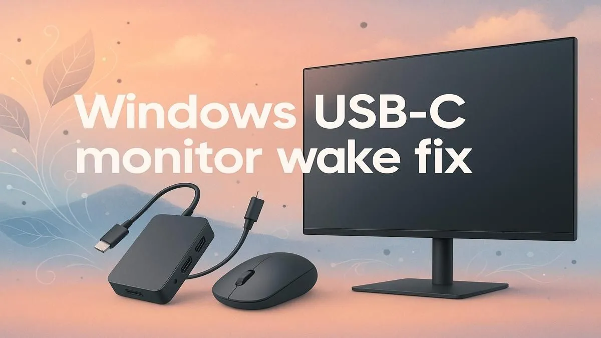 Stop USB-C Monitor Sleep Problems