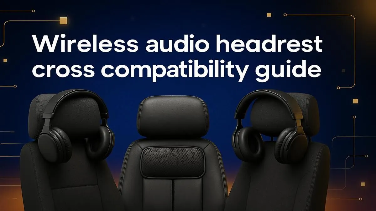 Wireless Audio Headrest Compatibility | Evetech