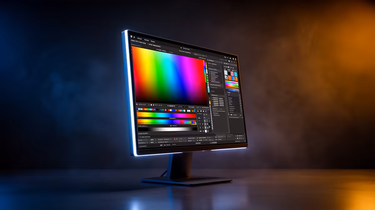 A Colour-accurate Monitor for Gaming or for Accounting