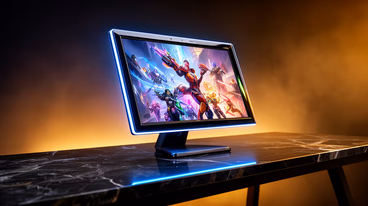 A Colour-accurate Monitor for Gaming or for Point-of-sale