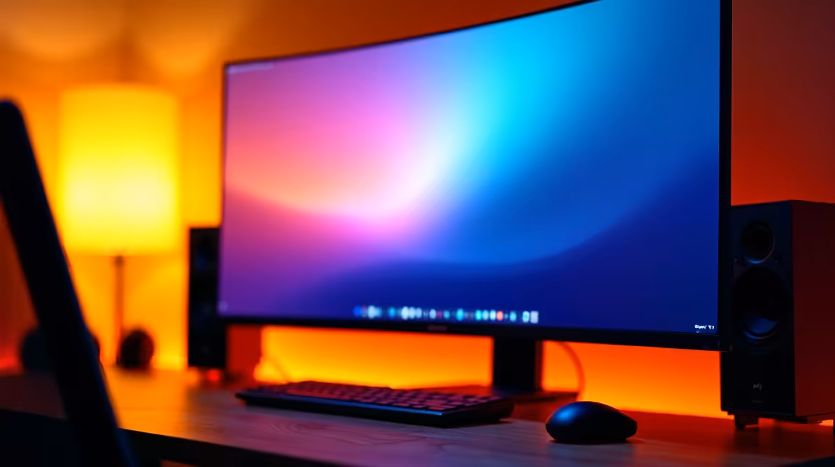 A Colour-accurate Monitor for Gaming or for Video Calls SA