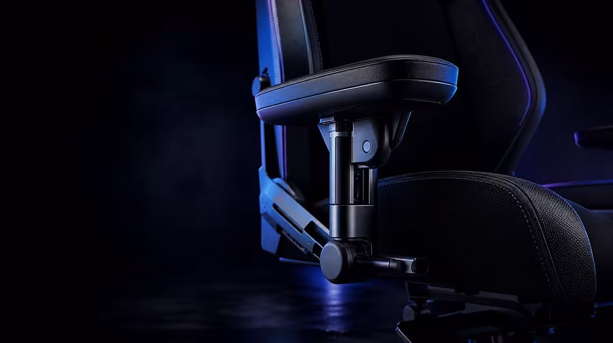 Support the forearms without crowding your controls