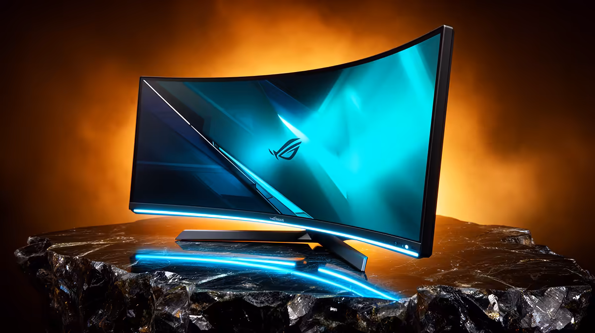 A Curved Monitor for Gaming or for a Study-and-gaming