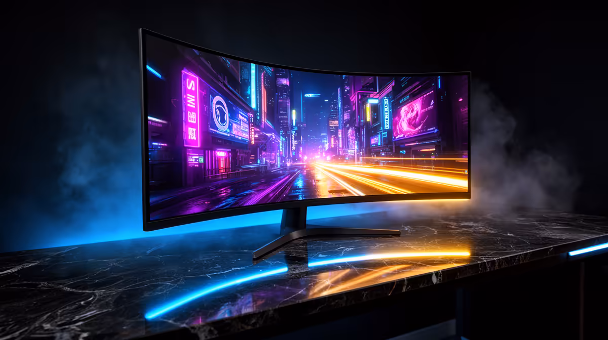 A Curved Monitor for Gaming or for Editing in DaVinci