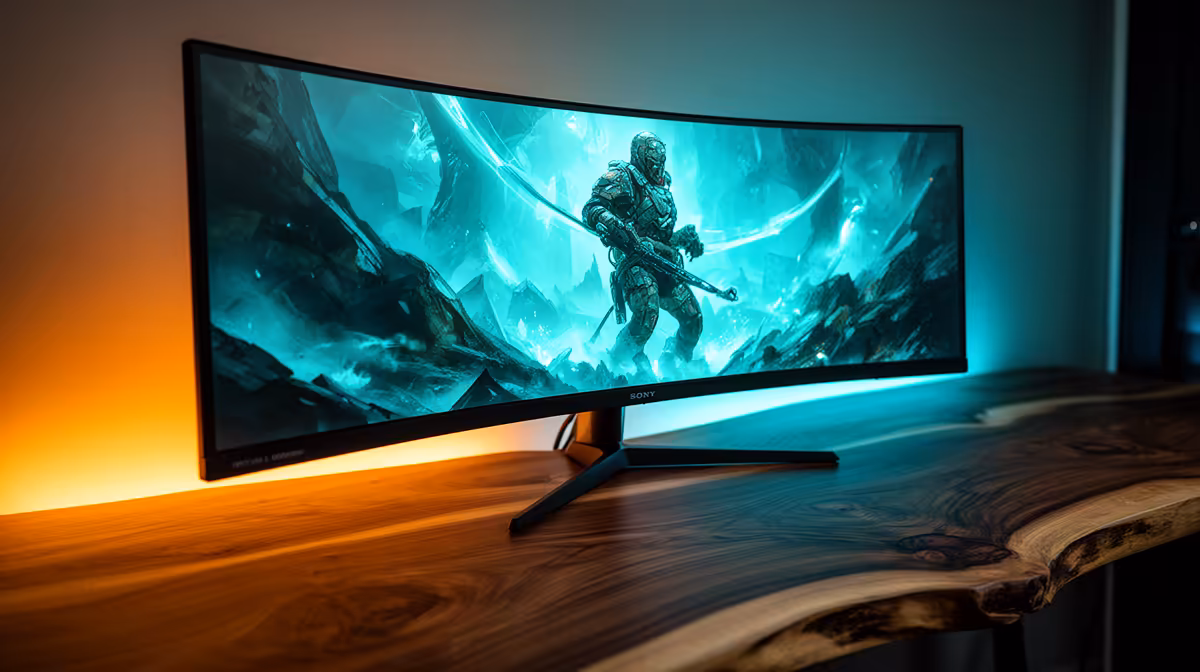 A Curved Monitor for Gaming or for Light Office Work: How