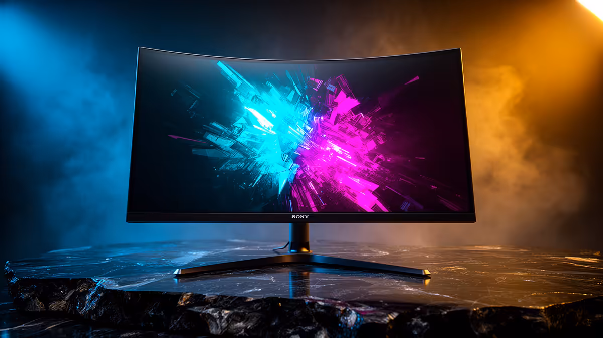 A Curved Monitor for Gaming or for Running a YouTube
