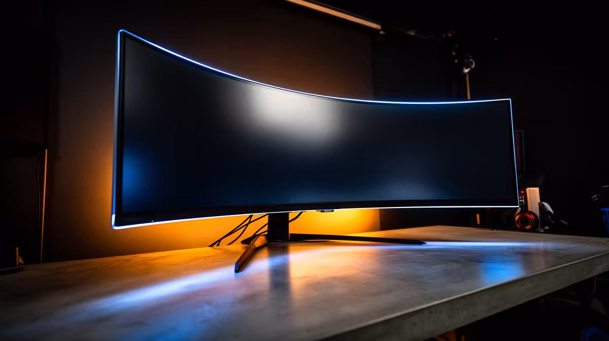 A Curved Monitor for Gaming or for Running Blender: How SA