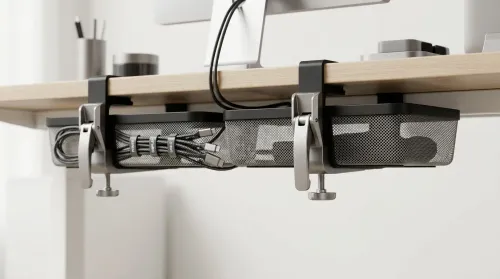 Dual Quick-Release Cable Baskets: The Secret to Clean PC Setups
