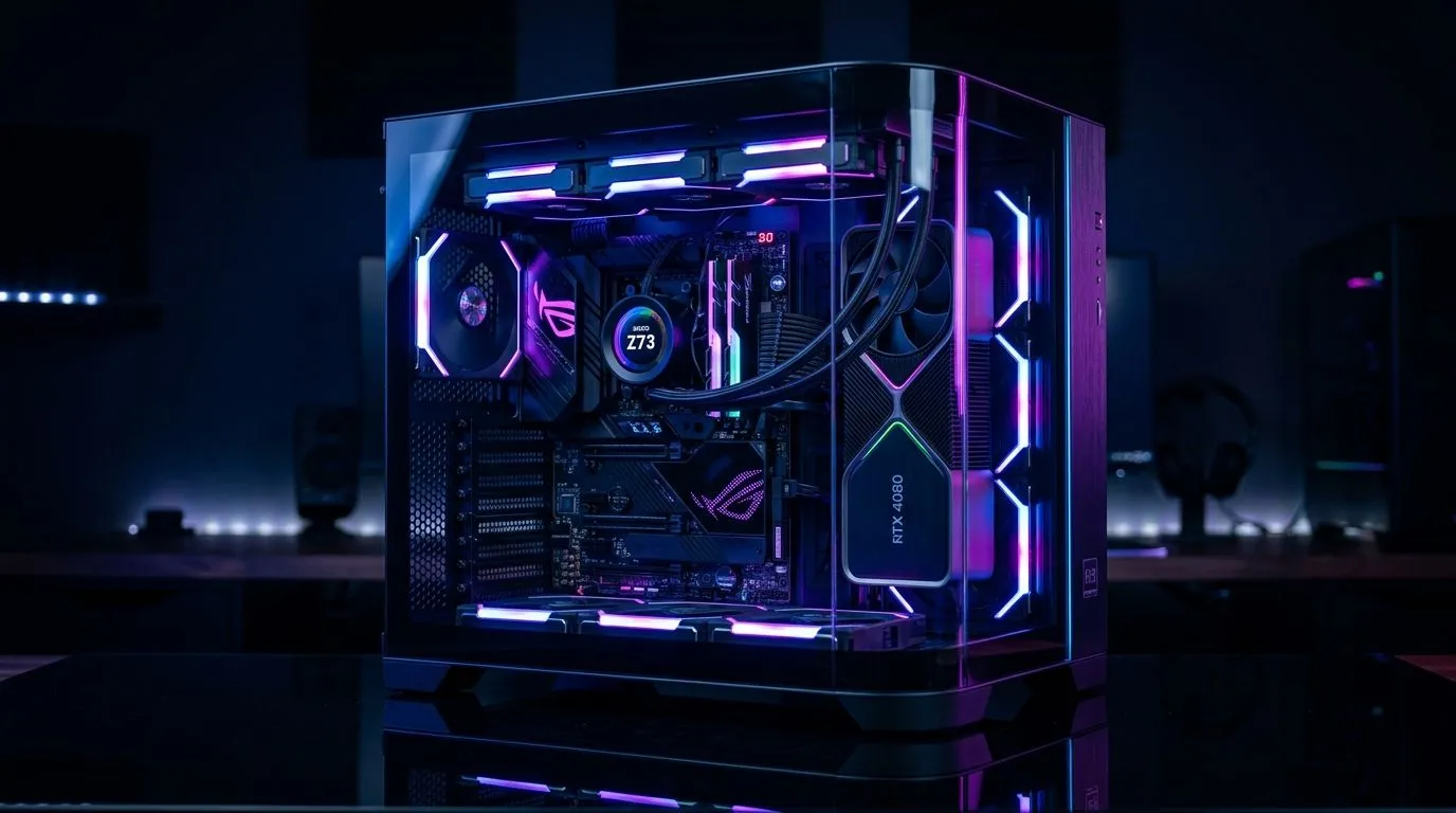 Build a clean 262° panoramic gaming setup